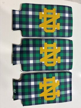 Three Notre Dame Koozies